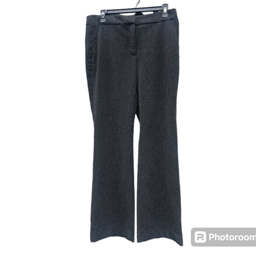 Chico’s black with white Polk a dot pants size 6 or Chicos .5